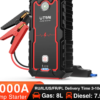 UTRAI Power Bank  2000A Jump Starter Portable Charger Car Booster 12V Auto Starting Device Emergency Car Battery Starter