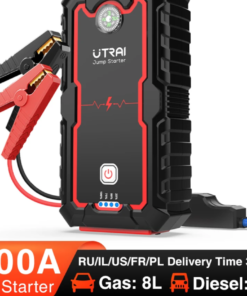 UTRAI Power Bank  2000A Jump Starter Portable Charger Car Booster 12V Auto Starting Device Emergency Car Battery Starter