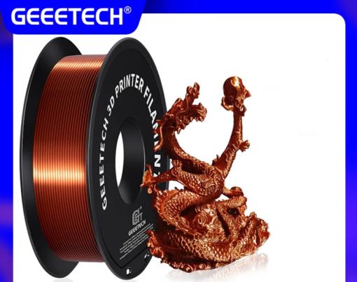 GEEETECH Silk PLA 3d Filament Wire 1kg 1.75mm Spool Wire 3D Printer Material 3D Print Refills, Fast Delivery Vacuum Package